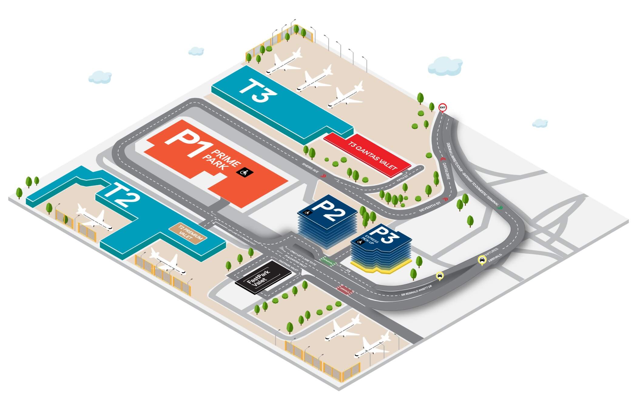 Fastpari FastPark Valet Parking at Domestic Airport | Sydney Airport