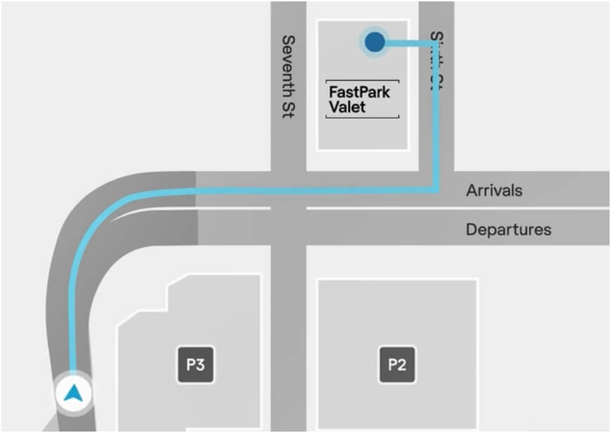 FastPark directions 1
